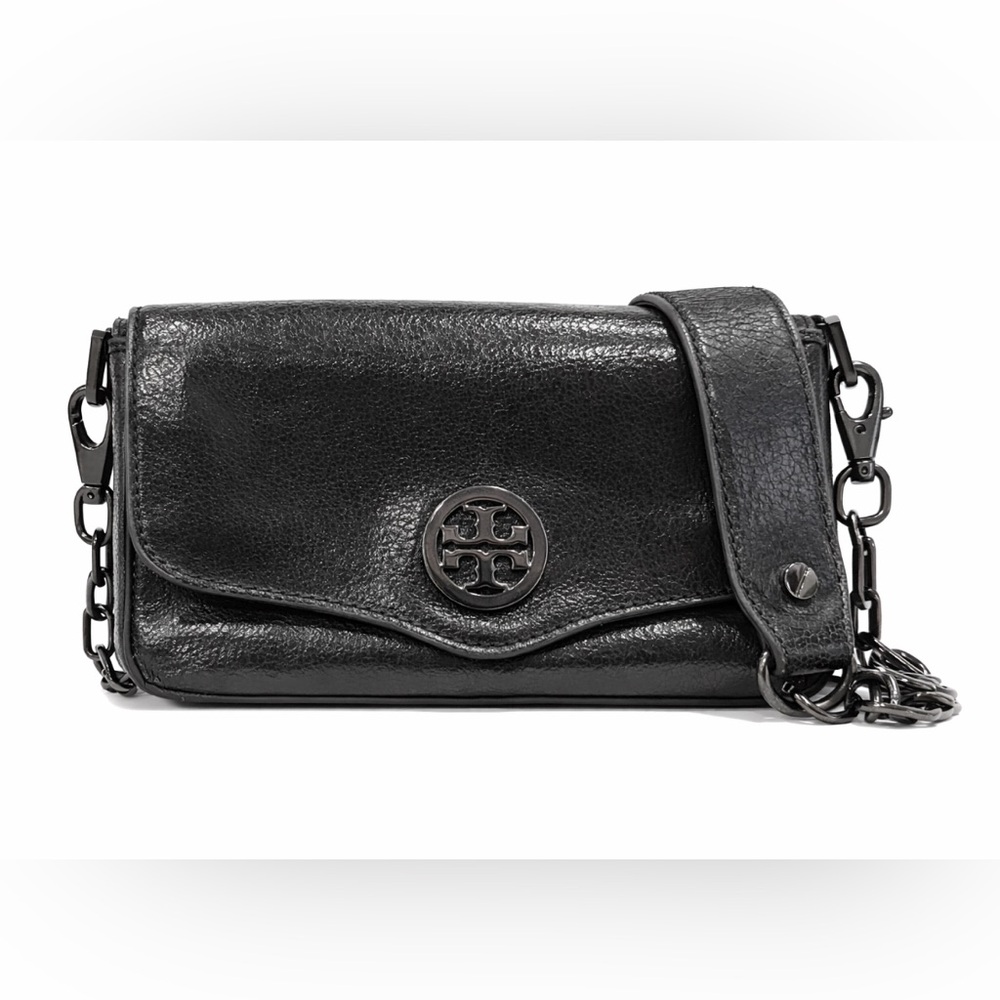 Tory Burch Black Leather Crossbody Bag